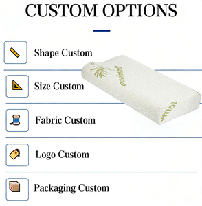 <span class=keywords><strong>Oreiller</strong></span> cervical en mousse à mémoire de forme avec housse en bambou, rafraîchissant, soutien doux, <span class=keywords><strong>oreiller</strong></span> de sommeil, fabricant OEM personnalisé - Product Image 5