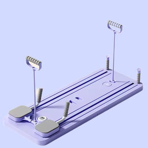 Planche d'exercice pliante multifonctionnelle Portable Fitness Machine Home Workout New Webbed Wheel Abdominal Muscle Vest Men Women - Product Image 1