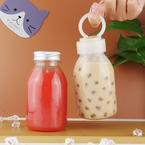 Custom logo Manufacturers Supply Supplier Empty <strong>500</strong> ml <strong>Plastic</strong> PET Milk Tea Juice Beverage Bear Cup <strong>Bottle</strong> for Drink - Product Image 5