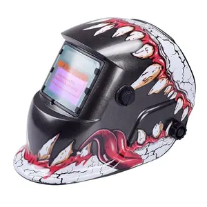 Baterai Lithium Solar Peredupan Otomatis TIG MIG MMA MAG KR KC Masker Las/Helm/Topi Las