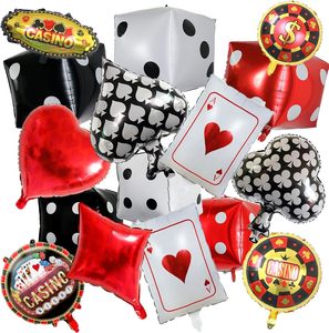 Ensemble de décoration de luxe noir, blanc et or avec ballons en plastique pour fête de remise des diplômes, lycée et célébrations - Vente flash - Product Image 6