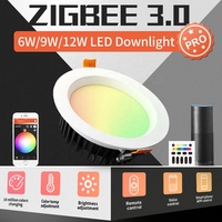 GL-D-005P Gledopto ZigBee Einbauleuchte RGB und Weiß Ambiance Downlight Smart Gesteuerte Einbaustrahler 6 Zoll Spot