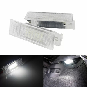 Lampes de porte LED pour Volkswagen Golf Jetta Caddy Tiguan 1KD947101, lumière blanche, coque transparente en plastique, mise à niveau et rénovation - Product Image 2