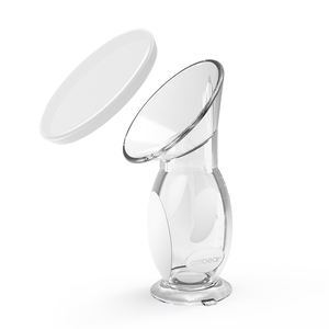 Collecteur de lait maternel manuel en silicone Syntone avec base d'aspiration, capacité de 90 ml, sans BPA, débit variable, pompe d'allaitement post-partum - Product Image 1