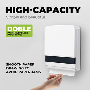 Distributeur de serviettes murales en plastique moderne de grande capacité - Product Image 3