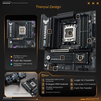 Nouvelle carte mère TUF B850M PLUS GAMING WIFI 7 Gen 2 DDR5 MATX AMD B850 Socket AM5 pour PC de bureau de jeu