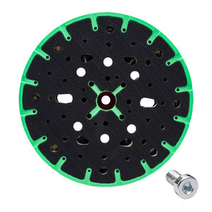 Discos de Lijado Eléctricos Verdes de 6 Pulgadas con Orificios Especiales 17/48, Almohadillas Duras/Blandas con Respaldo de Gancho y Bucle - Product Image 1