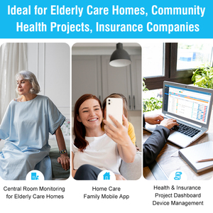 <span class=keywords><strong>Montre</strong></span> connectée GPS SOS pour seniors, bracelet intelligent pour personnes <span class=keywords><strong>âgée</strong></span>s, étanche IP67, localisateur personnel, balise 4G Wi-Fi, détection de <span class=keywords><strong>chute</strong></span> - Product Image 4