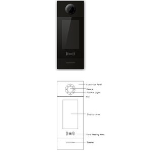 Videoportero Inteligente Tuya para Proyectos Residenciales, Control de Acceso, Sistema de Intercomunicación TCP/IP para Exteriores con Reconocimiento Facial - Product Image 4