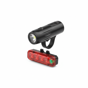 Luci di Sicurezza per Bicicletta Ricaricabili USB Peiyong Modello 6054 LED Indicatori di Avvertimento Anteriori e Posteriori Lampada Posteriore Montata sul Telaio per Guida Notturna - Product Image 2