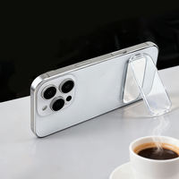 Support de téléphone portable universel en gros avec logo imprimé, adhésif arrière, anti-tremblement, mini support de téléphone