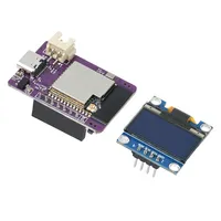 Papan Pengembangan MINI ESP32-S3-N16R8 Modul Robot Dialog Suara Xiaozhi Ai Dengan Layar Oled 0,96 Inci Tipe C
