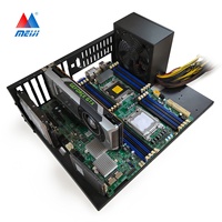 Boîtier d'Ordinateur Ouvert 19 Pouces, Boîtier PC Rack Serveur E-ATX, Boîtier de Jeu MATX ITX