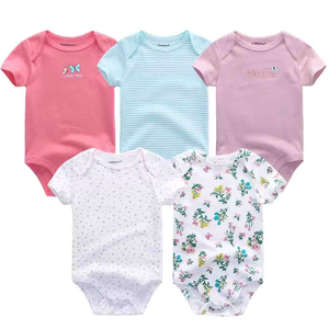 All'ingrosso Set Regalo per Bimbo Nascondo 100% Stampa in Cotone Tuta Morbida <span class=keywords><strong>Vestiti</strong></span> per il Bambino 5 pz/set <span class=keywords><strong>0</strong></span>-12 Mese - Product Image 4