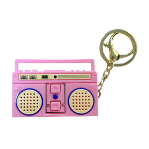 Mini Grabadora <span class=keywords><strong>de</strong></span> Llavero <span class=keywords><strong>de</strong></span> PVC con Diseño <span class=keywords><strong>de</strong></span> Dibujos Animados, Colgante Creativo, Regalo para Mochila Escolar o para Parejas, Venta al por Mayor, Pequeño Llavero con <span class=keywords><strong>Radio</strong></span> - Product Image 4