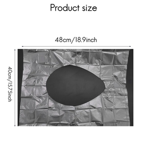 Couvre-siège de toilette en plastique adhésif jetable, tapis portable imperméable, coussin de sécurité <span class=keywords><strong>pour</strong></span> siège de toilette <span class=keywords><strong>pour</strong></span> les voyages/camping, salle de bain - Product Image 3
