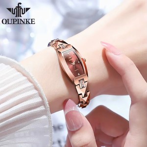 Envío Directo OUPINKE 3242 Reloj de Mujer Elegante y Lujoso con Movimiento Suizo Importado, Reloj de Cuarzo para Mujer con Diamantes y Acero de Tungsteno - Product Image 2