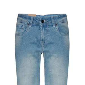 Pantalon en denim de toile mi-droit de qualité supérieure, décontracté, streetwear, automne, 100% coton, respirant, séchage rapide, anti-rétrécissement, vente en gros - Product Image 5