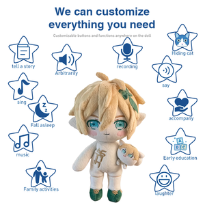 Tùy Chỉnh Thiết Kế Búp Bê Tùy Chỉnh Chibi Phong Cách Sang Trọng Kpop Hàng Hóa Dễ Thương Con Người Hình Búp Bê Sang Trọng - Product Image 6