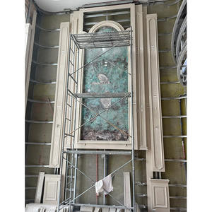 Panneaux muraux de décoration intérieure <span class=keywords><strong>Pierre</strong></span> <span class=keywords><strong>Relief</strong></span> Marbre Marbre Paia ST Moderne 3D Sculpture Carreaux muraux pour toute la maison Carreaux polis Beige - Product Image 2