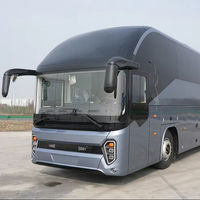 Autocar de luxe européen de 12 m, 50 places, diesel, haut de gamme, options Cummins RHD/LHD, Euro 3/Euro 5, autobus de tourisme d'occasion pour les visites en ville