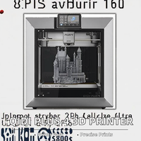 Imprimante 3D Plus 4 FDM Grande Taille, Chambre d'Impression Haute Vitesse en Aluminium, Nivellement Automatique, Tout-en-un, Nouvelle Haute Précision