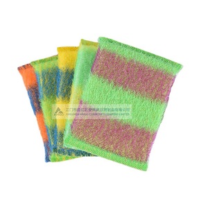 Éponge de nettoyage Amigo, rectangulaire, pour la cuisine, éponges à vaisselle orange, jaune, bleu, vert - Product Image 2