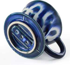 ที่กรองกาแฟดริปสแตนเลสแก้วเซรามิกแบบใช้ซ้ำได้ทำด้วยมือญี่ปุ่นงานฝีมือญี่ปุ่น - Product Image 4