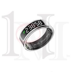 Homirn OEM kaliteli ekran akıllı dokunmatik kablosuz şarj kalp hızı kan oksijen uyku sağlık akıllı yüzükler - Product Image 3