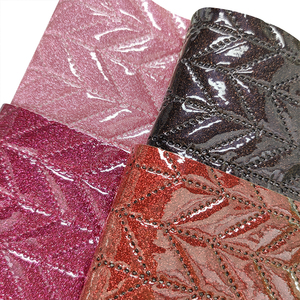 Mô hình mới nhất không thấm nước nổi da tổng hợp tứ giác thiết kế pha lê long lanh PU da cho trang trí nội thất - Product Image 5