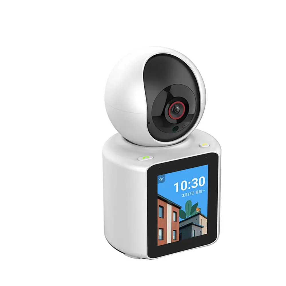 Reconnaissance faciale alarme intelligente sécurité maison hd vidéo intelligente sans fil wifi caméra sécurité intérieur 2k audio bébé moniteur