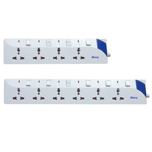 Tira de alimentación Universal, interruptor Individual, extensión de cable, nuevo tipo de 5 tomas - Product Image 5