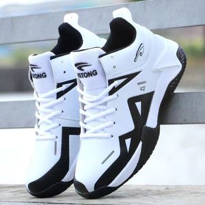 Baskets montantes polyvalentes pour hommes 2026 – Chaussures de basketball tendance antidérapantes et confortables pour le travail et les sports du week-end - Product Image 1