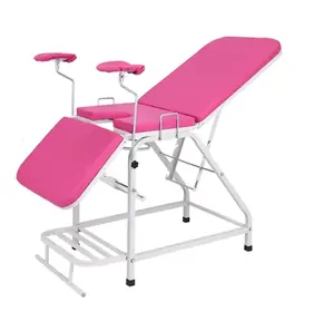 Портативный ручной стальной стол для медицинского осмотра, больничная Больничная кровать для гинекологического осмотра пациентов