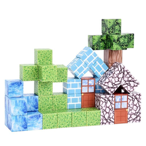 Cubi Magnetici da Costruzione, Nuovo Design, Giocattoli Sensoriali per STEM Montessori, Blocchi di Costruzione in Plastica, Set Confezionati - Product Image 5