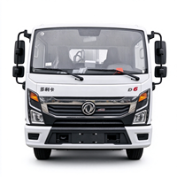 Camion compacteur de déchets diesel Dongfeng 4x2 7,5 m³ avec transmission manuelle et dispositif de levage de bacs