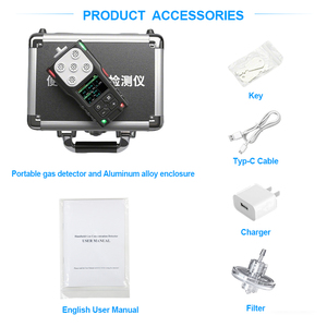 Détecteur de fuite de gaz portable 5 en 1 avec pompe et diffusion, capteur multi-gaz portable H2S CO O2 O3 pour la sécurité industrielle - Product Image 6