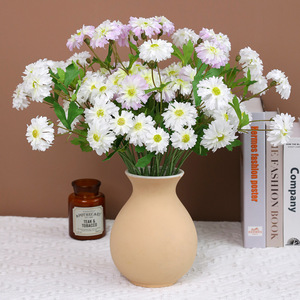 Fleur artificielle en soie Greenway Jellyfish Daisy, branche unique, décoration d'intérieur - Product Image 1