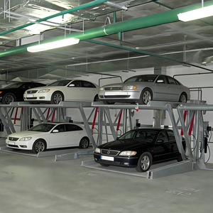 Pont élévateur hydraulique à 2 colonnes pour stationnement automobile, certifié CE, capacité de charge 2000 kg, alimentation 220V/380V - Product Image 1