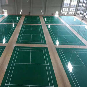 Venta caliente baldosas entrelazadas espuma 24x24 Gerflor taraflex bádminton deportes suelo de lujo vinilo tablón suelo entrelazado - Product Image 6