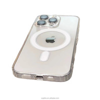 Jamais jaunissant Protection contre les chutes Cool Full Camera Lens Protector Magnetic Soft Clear Phone Case pour iPhone 16 Pro Max Case