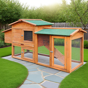 Fournitures écologiques pour animaux de compagnie équipement de ferme en bois pour volaille poulailler <span class=keywords><strong>cage</strong></span> à lapin clapier <span class=keywords><strong>cage</strong></span> à vendre - Product Image 1