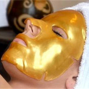 OEM/ODM Lujo Cuidado DE LA PIEL 24K Cristal Oro Brillante Vitamina <span class=keywords><strong>C</strong></span> & Colágeno Hidratante Mascarilla facial - Product Image 4