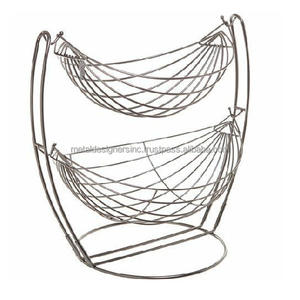 Classic Style Metal Fruit <b>Basket</b> Top Selling Decorative Wholesale Rate Iron <b>Wire</b> <b>Basket</b> Luxury Kitchen Accessories - Product Image 3