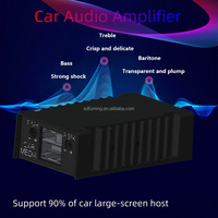 Amplificateur Mini DSP 4 Canaux Prêt-à-l'Emploi pour Voiture, Amélioration Audio Automobile qui Optimise le Système d'Origine pour Autoradio Android, Amplificateur de Voiture Classe AB pour Maison