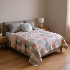 Novo Milan Piumino Ultra Leggero 235x240 Cm Reversibile con Design Moderno Stampato per Tutte le Stagioni - Product Image 2