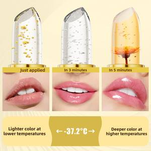 Rouge à lèvres <span class=keywords><strong>hydratant</strong></span> et doux à changement de couleur, effet doré, imperméable et résistant à la transpiration – <span class=keywords><strong>Baume</strong></span> à lèvres très vendu - Product Image 2