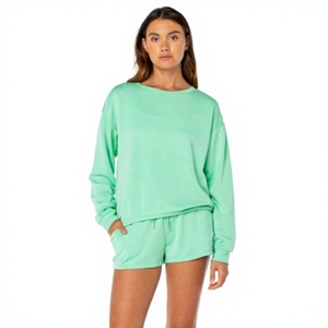 Conjunto de Shorts y Camiseta Deportiva para Mujer, al por Mayor, Personalizado, Cuello Redondo, Dos Piezas, Informal, Verano, Ropa Deportiva, Gimnasio, Fitness, Running, Streetwear, Moda - Product Image 1