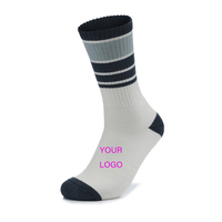 Chaussettes de randonnée en laine mérinos écologiques antidérapantes jetables avec logo personnalisé pour hommes, pour la randonnée en plein air