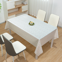 Nappe scintillante RNPT, nappe en plastique blanche, lavable, nappe de restaurant irisée, imperméable, rectangulaire, jetable, durable
